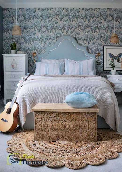 Single Size Upholstered Bed