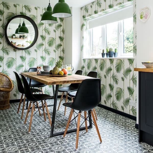 Green Kitchen Wallpaper.