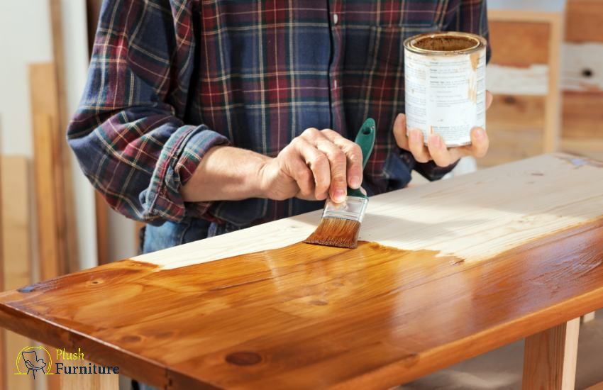How to Paint on Wood Table