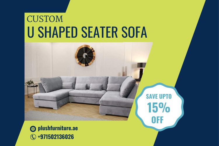 U shaped sofa set dubai