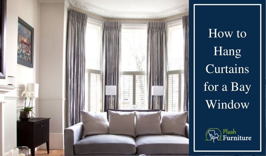 How to Hang Curtains for a Bay Window