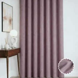 Mauve Eyelet Drape