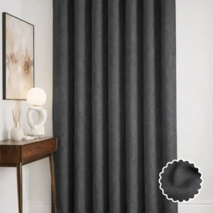 Eyelet Charcoal Wave