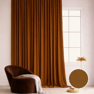 Deep Amber Velour