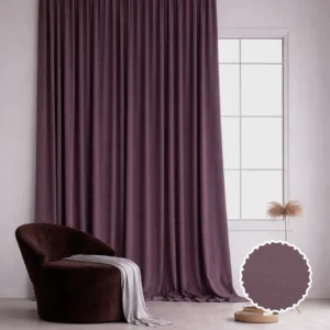 Soft Purple Curtain