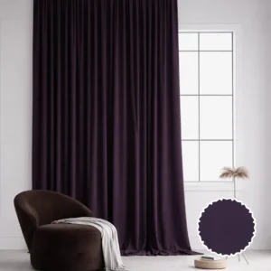 Midnight Plum Velvet