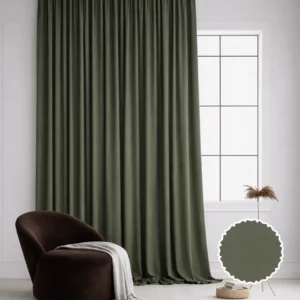 Olive Moss Velvet