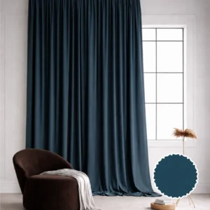Blue Plush Fabric