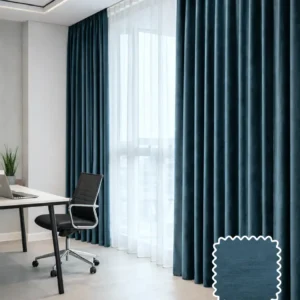 Teal Bold Curtain