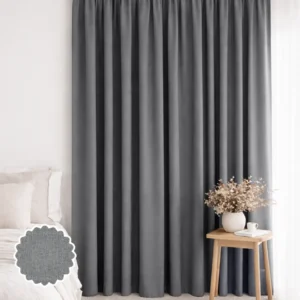 Slate Eyelet Drape