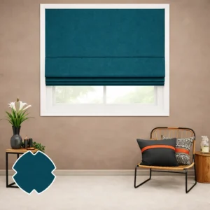 Teal Plush Blind