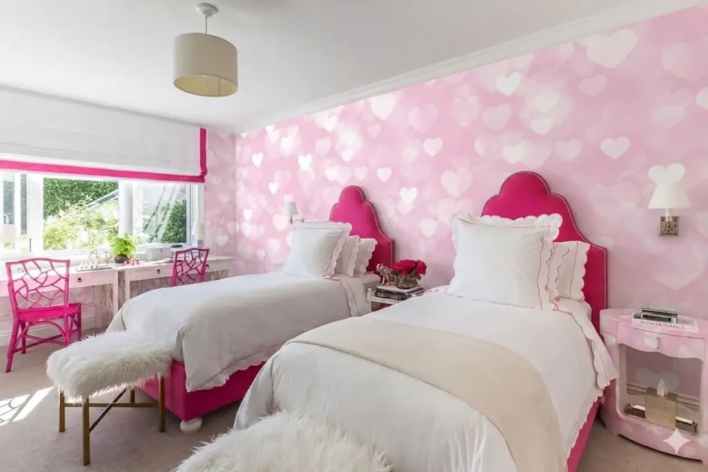 Kids Room Wallpapers 19 Pink Wallpaper For Kids Room