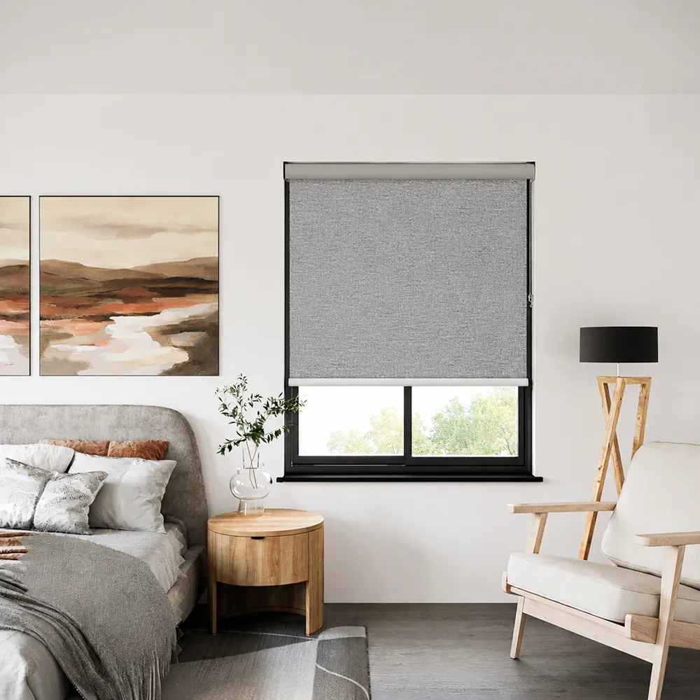 Blackout Ash Chenille 16 Blackout Blinds