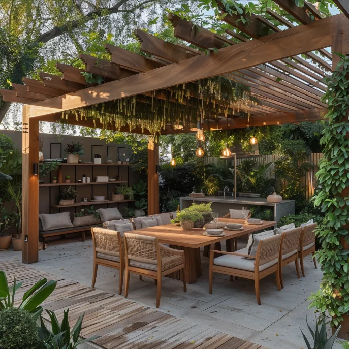 Wooden Pergola Dubai 5 Custom Wooden Pergola Dubai
