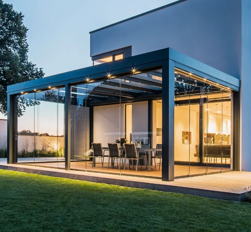Glass Pergola Dubai 6 Louvered Glass Pergola In Dubai