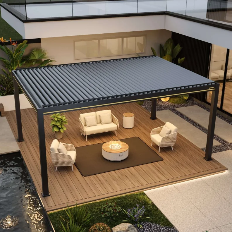Motorized Pergola Dubai 4 Motorized Pergola In Dubai