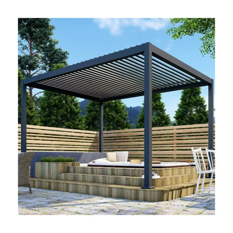 Wpc Pergola Dubai 6 Waterproof Wpc Pergola Dubai