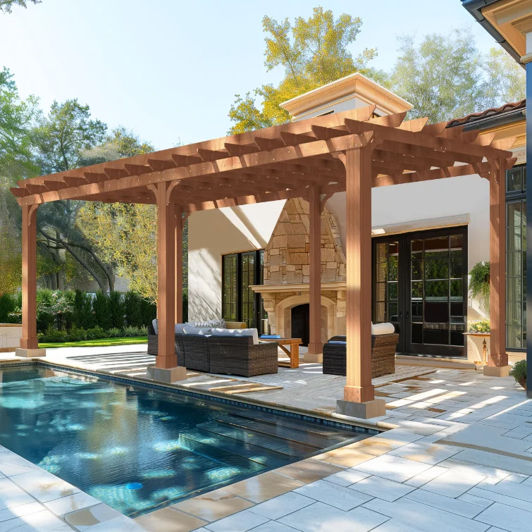 Wooden Pergola Dubai 4 Wooden Pergola In Dubai