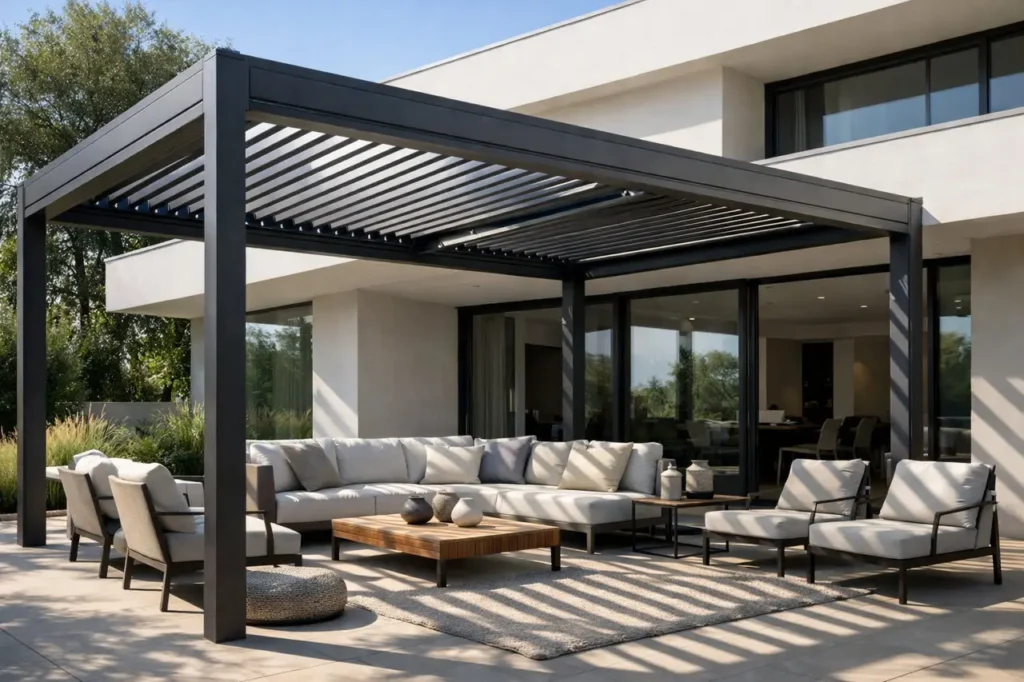 Aluminium Pergola Dubai 7 Bioclimatic Pergola Dubai