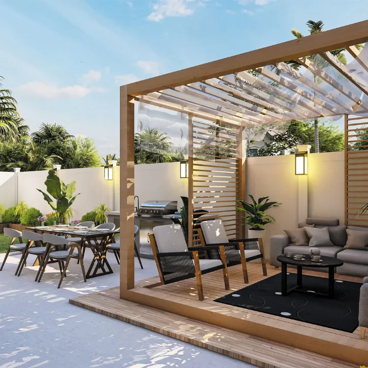 Pergola Dubai 12 Wooden Pergola In Dubai